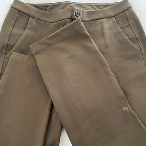 Lululemon olive trousers size 6
